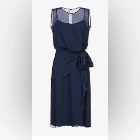 max mara silk georgette dress Silk georgette dress